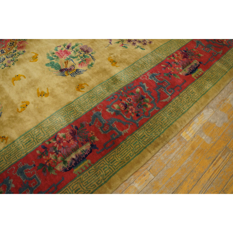 Hand Knotted Wool Area Rug