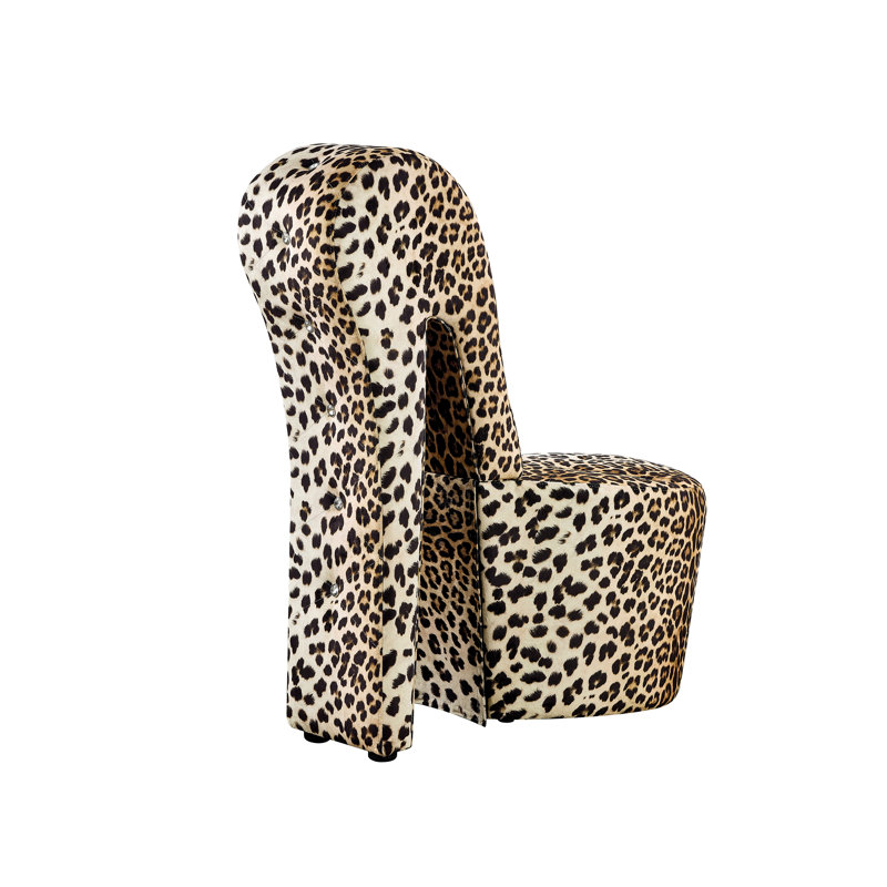 Fauteuil d'appoint à talon haut Steller (léopard) , Leopard
