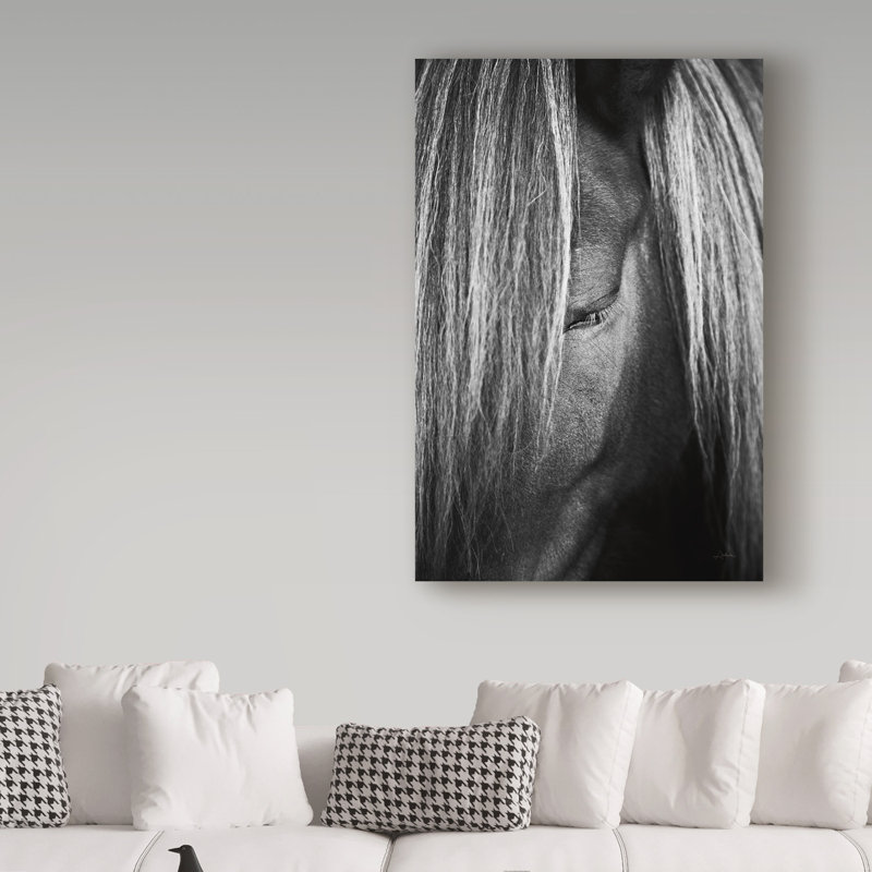 « timide eye », reproduction de photo sur toile tendue, H 24 po x l 16 po x P 2 po