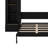 Queen Size Murphy Platform Bed With Shelf, Side Cabinets, Drawers And LED-2104170995