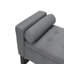 Linen Upholstered Storage Bench