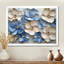 Jacarra velours crème bleu Rhododendron I - art mural rhododendron-603081853-760473589-603081845