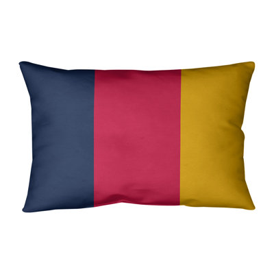 Striped Linen Reversible Pillow Cover