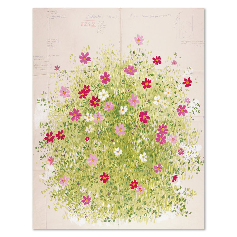 Paule Marrot " Spring " by Paule Marrot, Unframed, 54" H x 42" W x 1.25" D