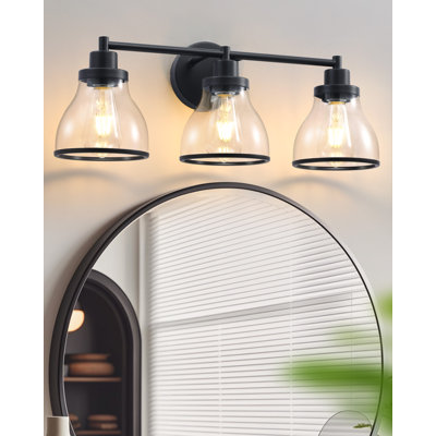 Éclairage de meuble-lavabo pour salle de bain / couloir / vestiaire en verre transparent