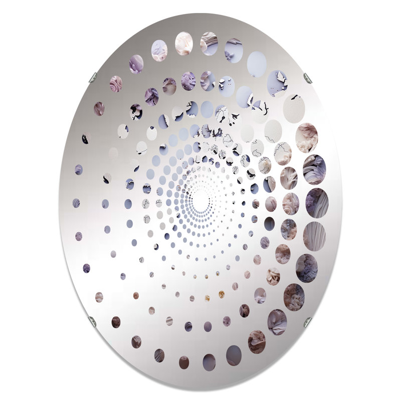Miroir mural oval, 35,4 po x 23,6 po