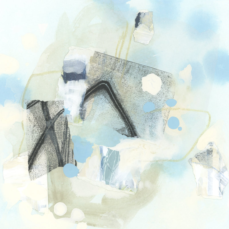 Tayelor Blue Relic II by June Erica Vess - Wrapped Canvas Print, 30 cm H x 30 cm W