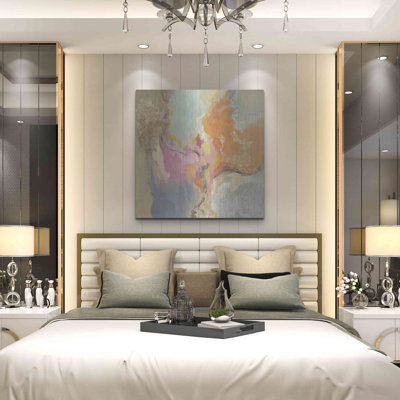 Ivy Bronx 'Tangerine Gold Mid Mod' by Silvia Vassileva, Metal Wall Art