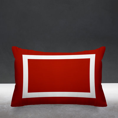 Luella Geometric Outdoor Reversible Throw Pillow
