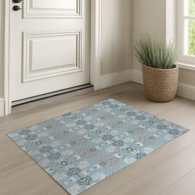 Tilly Low Profile Indoor Door Mat with Non-Slip Backing