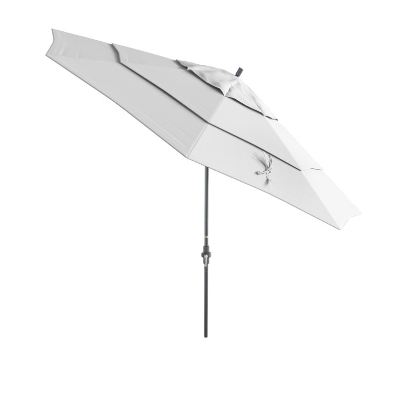 Parasol de marché 11 'Housel, Blanc - oléfine