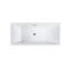 Baignoire de trempage autoportante en acrylique 71 po. X 32 po. Messina