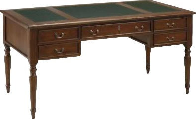Victorian Solid Wood Base Executive Desk
