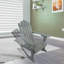 Chaise berçante inclinable en bois Adirondack-316226978