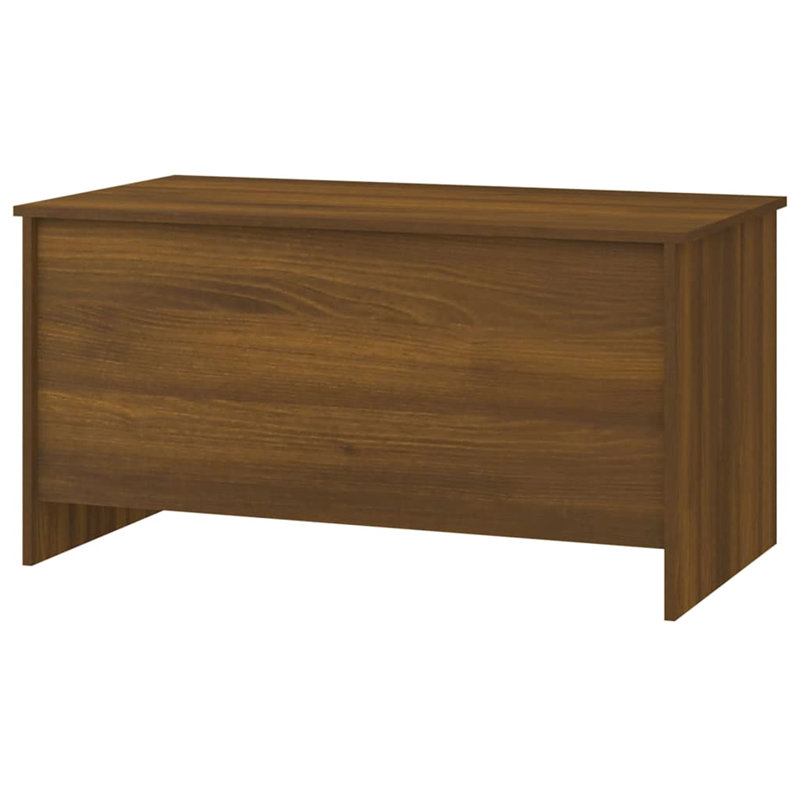 Hydia Lift Top Extendable Sled Coffee Table with Storage, 52.5cm H x 102cm L x 55.5cm W, Brown