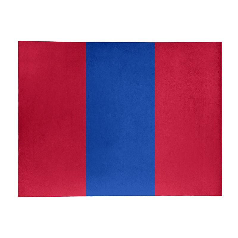 Tapis rouge à rayures de hockey national, Rectangle 9 pi x 12 pi