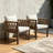 2-Pieces Outdoor Metal Patio Club Chair