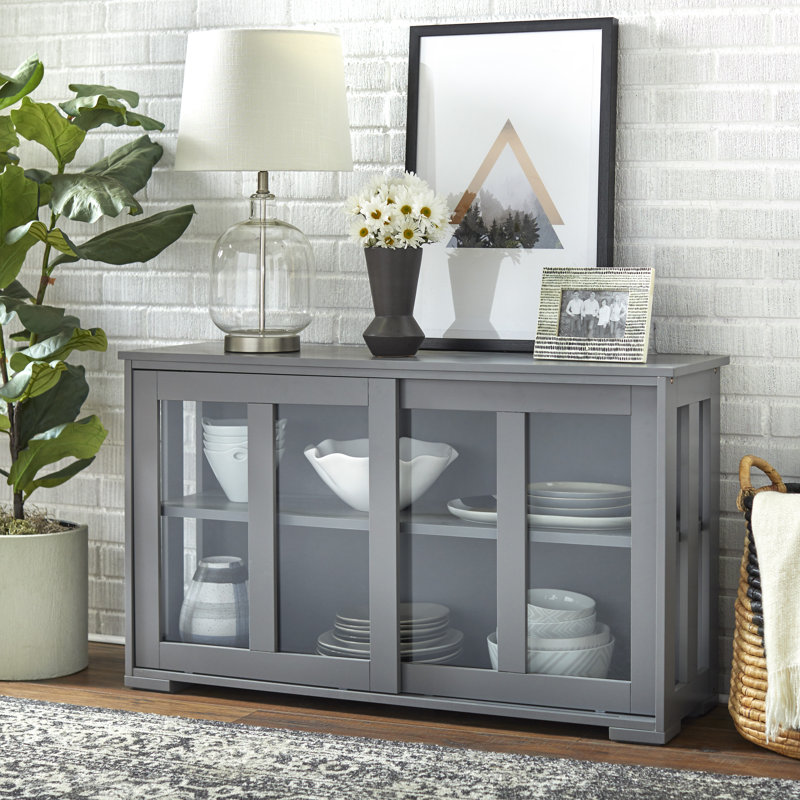 Cari-Ann 42'' Sideboard, Charcoal Gray
