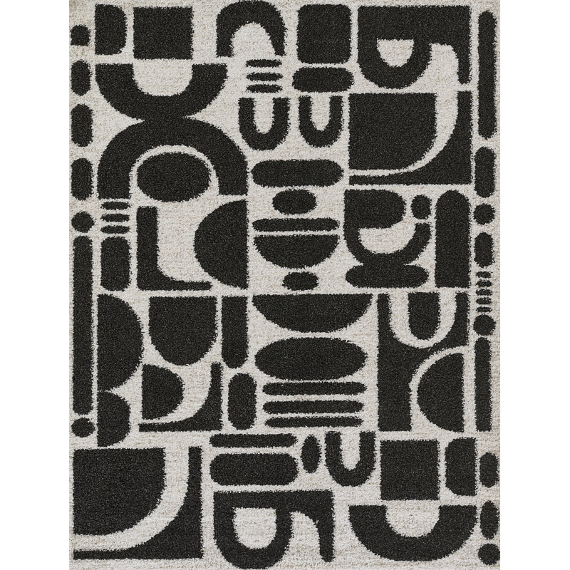 Abstract Indoor Rug, Rectangle 5'3" x 7'