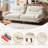 FUTON Sofa with Adjustable Sides and Back-654374399