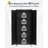 72" Rolling Tool Cabinet, 4 Adjustable Shelves Lockable Rolling