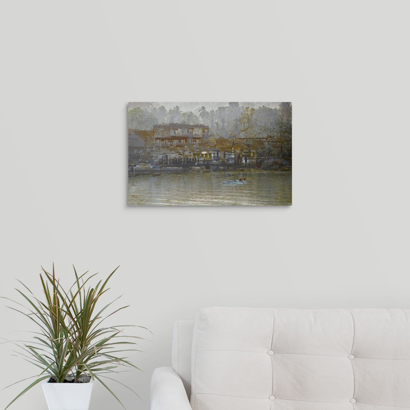 « lifeline of kerala », impression sur toile, H 12 po x l 18 po x P 1,25 po