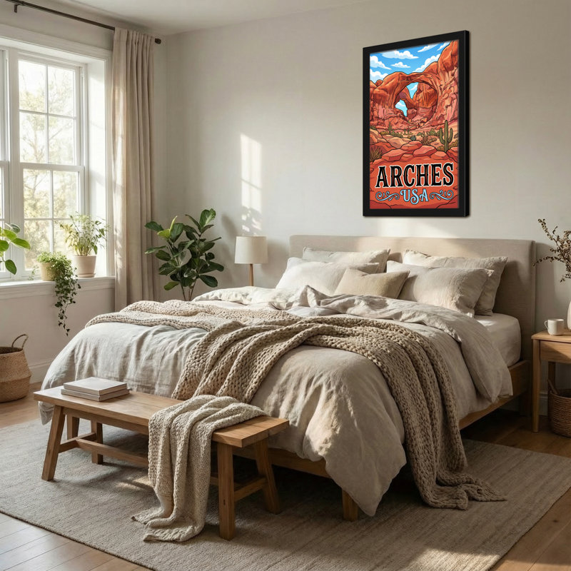 «Scenic & Cityscapes Arches National Park Landscape», reproduction d'art, H 18 po x l 12 po