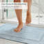  Tapis de bain réversible en coton biologique - 3000 g / m², certifié GOTS, ultra épais et super absorbant | Tapis de salle de bain doux, moelleux et à séchage rapide-2109328276-2109328275