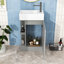 Meuble-lavabo en bois et tablette en céramique-1652307947