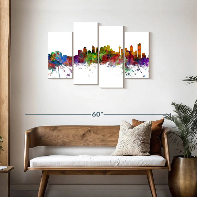 Sireci Calgary Canada Skyline II, 27" H x 43" W
