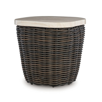 Kimora Outdoor End Table by Latitude Run