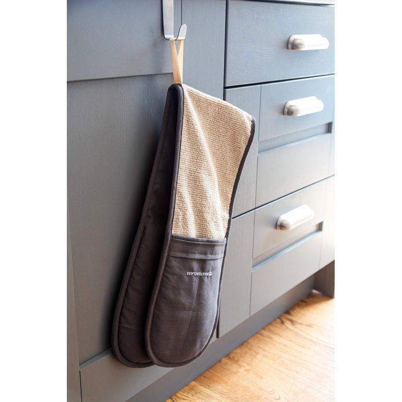 MasterClass Deluxe Professional Double Oven Glove - Grey