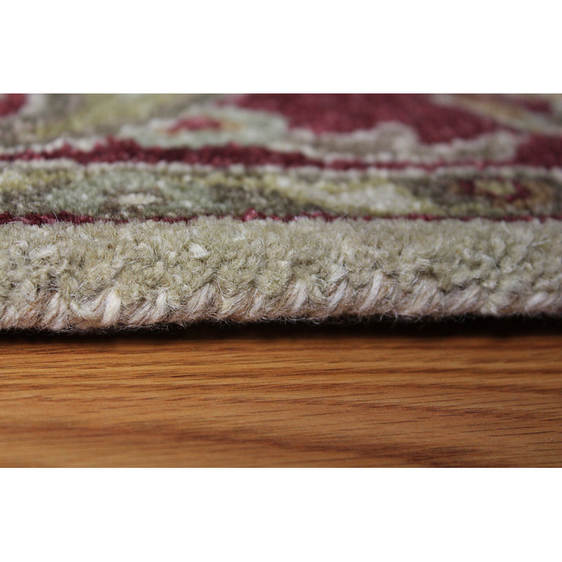 Sneed Wool Oriental Indoor Rug, Square 1'6"