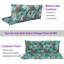Coussins de balancelle avec dossier, coussin d'extérieur imperméable de 4 po d'épaisseur, coussin seulement-1973874817-1973874839