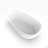 71 Inch Artificial Stone Solid Surface Freestanding Bathroom Bathtub