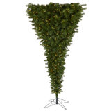 96' H Lighted Artificial Spruce Christmas Tree