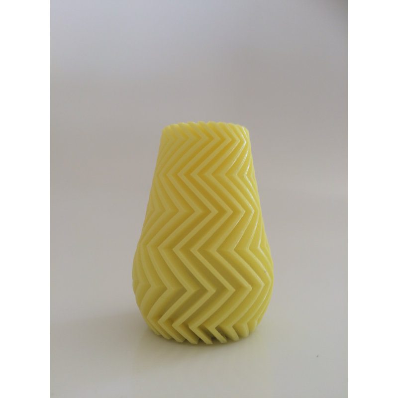 Trisler Handmade Table Vase, Yellow