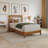 Mission Low Profile Solid Wood Platform Bed-8177467-2367027