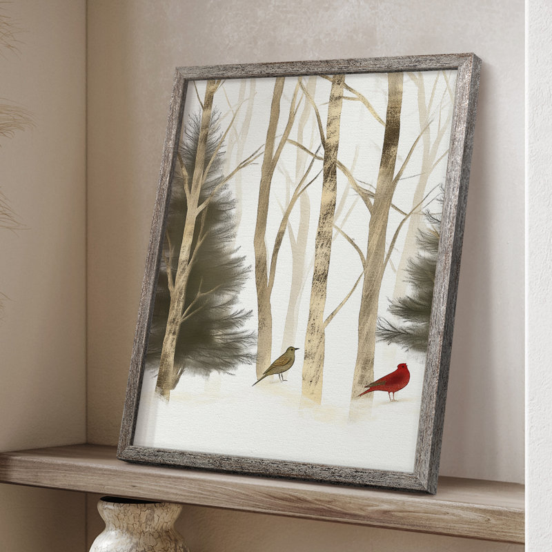 Christmas Holiday Art CCCI Framed Print - Solid Wood, 11" H x 9" W