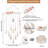 Macrame Photo Display Wall Decor with Lights, 30 Clip Picture Frame Collage-1784584374