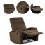 Fauteuil inclinable manuel standard de 37 po de largeur