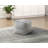 Square Pouf Jacquard Fabric Upholstery Modern Ottoman
