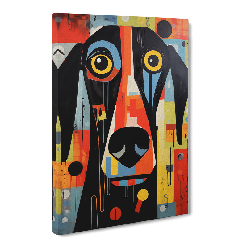 Dog Constructivism - Print, 50cm H x 35cm W x 3cm D