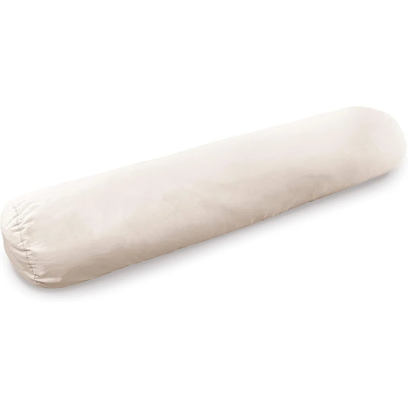 Cotton Body Pillow - Natural Cotton Fabric and Fill Soft Pillow for Deep Sleeping with Zipper, Sleeping Bean 54", No Cover