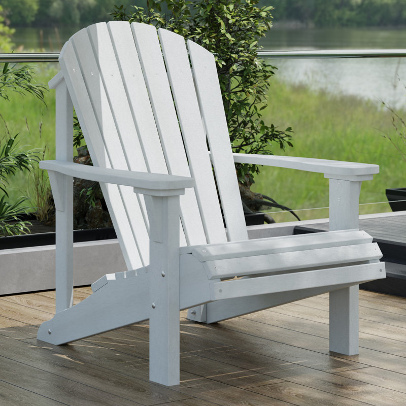 Heritage Outdoor Adirondack Chair, White