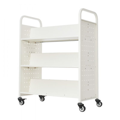 Book Cart with Wheels