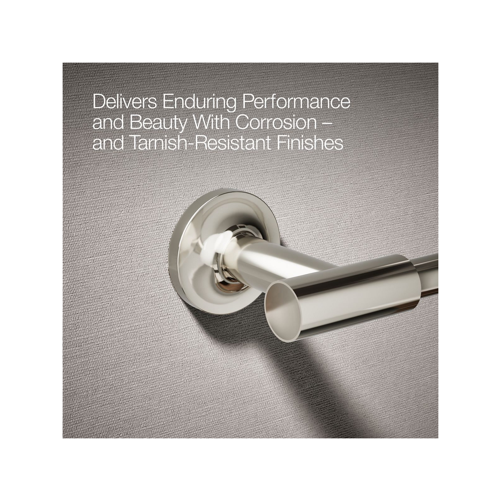 Purist Wall Mounted Towel Ring for Bathroom, Metal Bathroom Hand Towel Ring, Vibrant Polished Nickel
