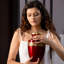 Urne de crémation Grecian, rouge et or pour adultes, 200 pouces cubes et plus-628603795
