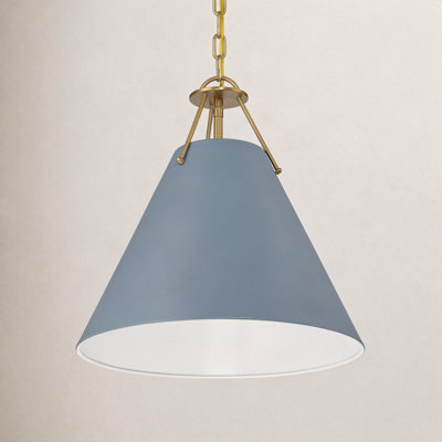 Kinston 3-Light Metal Dimmable Cone Pendant