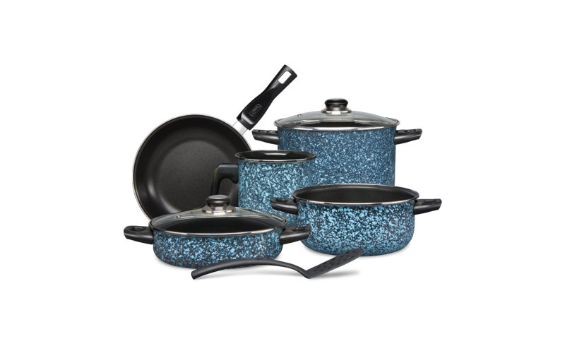 8 - Piece Enamelware Cookware Set